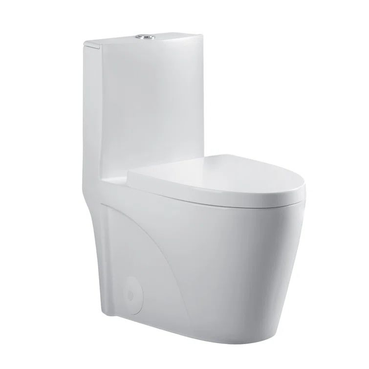 Elegant Dual-Flush High-Efficiency Elongated Ceramic Toilet