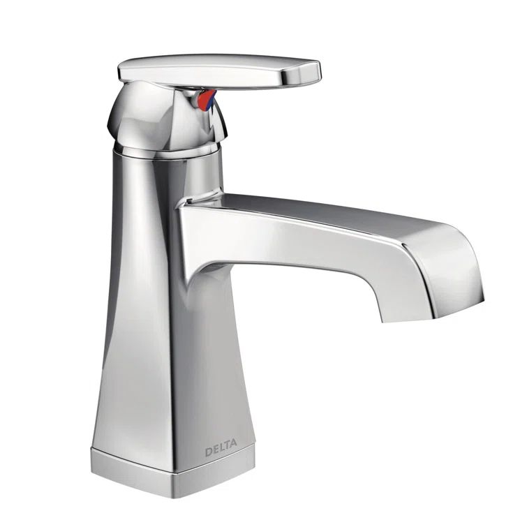 Ashlyn Chrome Single Handle Modern Bathroom Faucet
