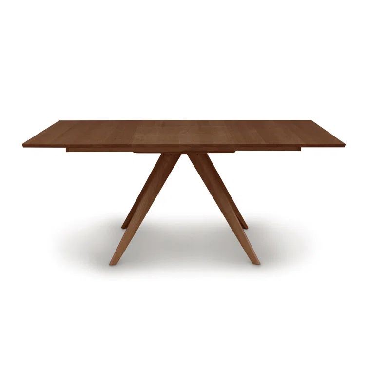 Catalina Mid-Century Modern Saddle Cherry Extendable Dining Table
