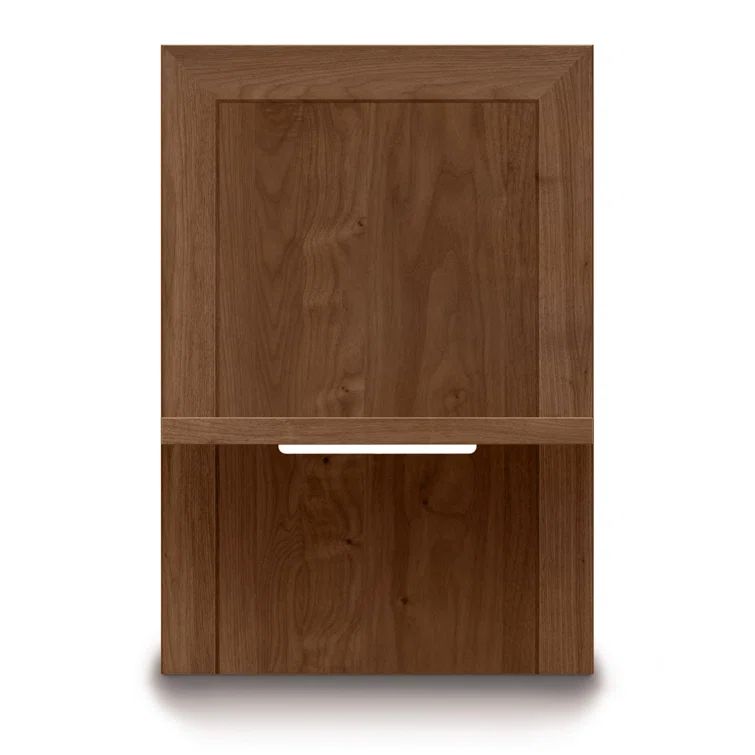 Saddle Cherry Solid Wood Floating Nightstand