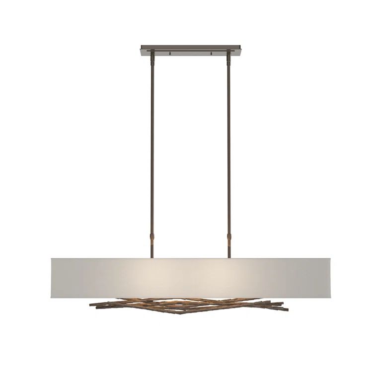 Brindille 42" Bronze and Natural Anna Island Pendant