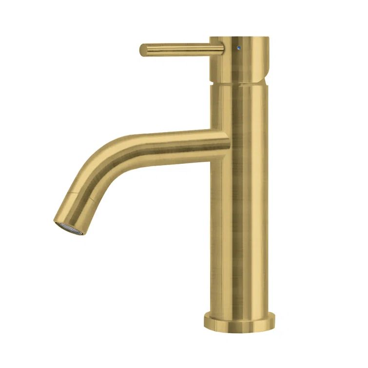 Modern Stainless Steel Elevated Lavatory Faucet with Single Lever