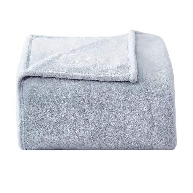 Full Pastel Blue Ultra Soft Plush Fleece Blanket