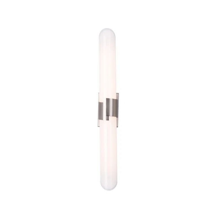 Fallon Brushed Nickel 2-Light Dimmable LED Vanity Light