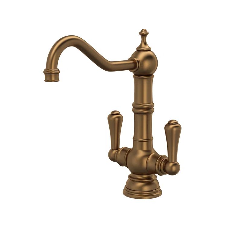 Classic Elegance 10.5" Polished Nickel Deck Mounted Bar Faucet