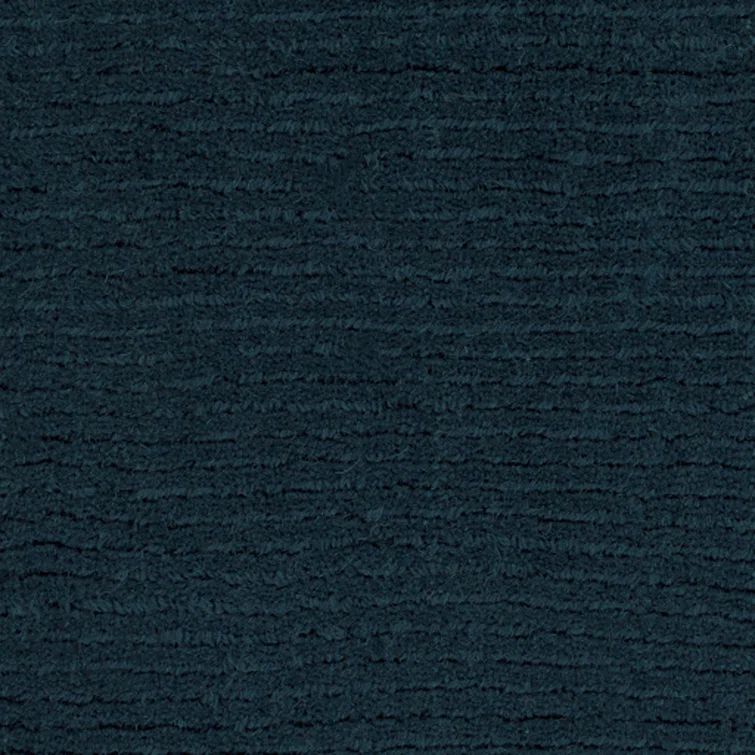 Handmade Solid Black Wool Rectangular Area Rug, 2' x 3'