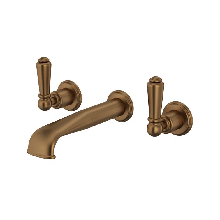 Edwardian Classic Polished Nickel 7" Wall Mounted Faucet