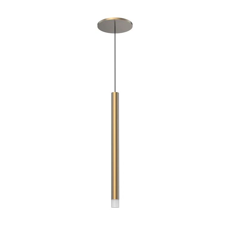 Mini Elixir Gold LED Globe Pendant with Opal Glass