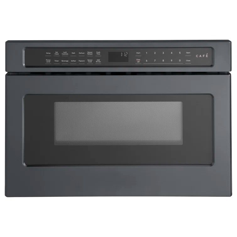Matte Black 24'' Built-In Microwave Drawer with Sensor Cooking