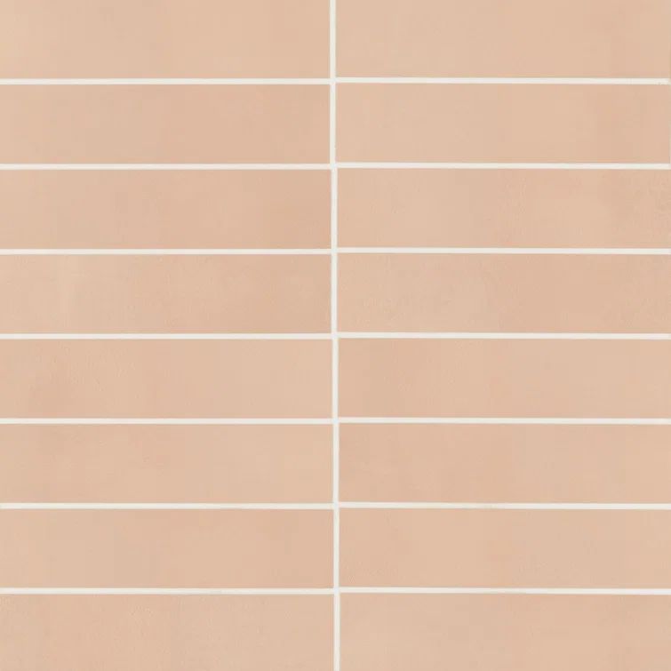 Sahara 3" x 12" Matte Rose Porcelain Wall & Floor Tile