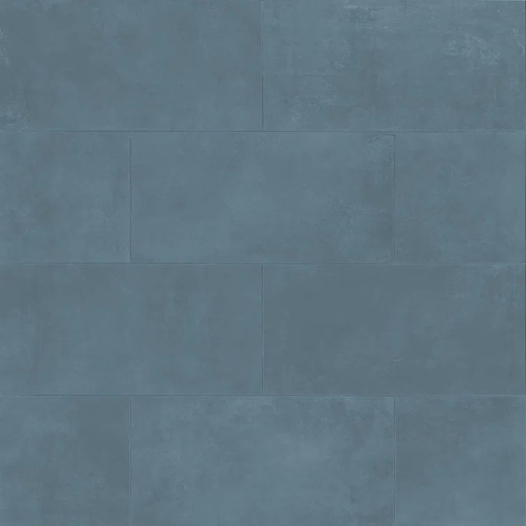 Seaweed Blue 12" x 24" Rectified Porcelain Tile