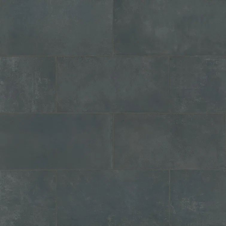 Coal 12x24 Rectified Honed Porcelain Wall and Floor Tile