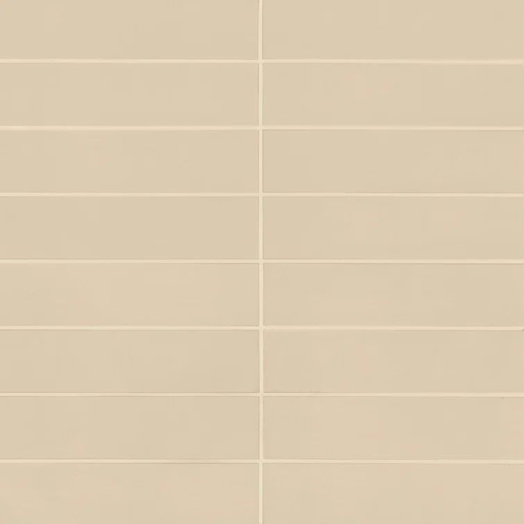 Sahara 3" x 12" Matte Beige Porcelain Wall & Floor Tile