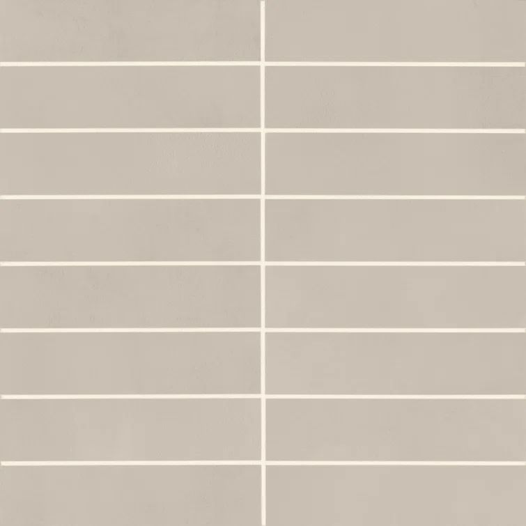 Sahara 3" x 12" Matte Gray Porcelain Wall & Floor Tile