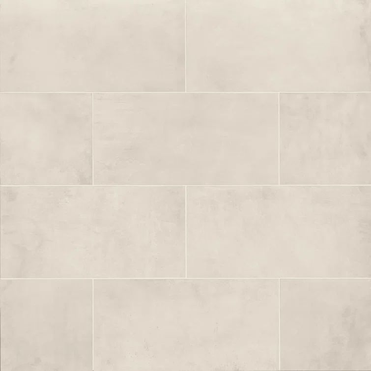 Wave 12" x 24" Ice Porcelain Wall & Floor Tile