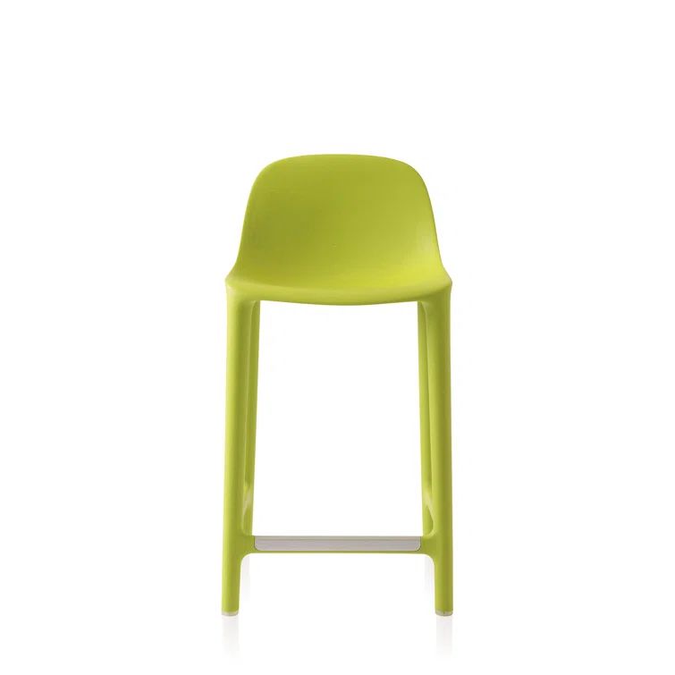 Starck Industrial Chic Green Counter Stool with Recycled Materials