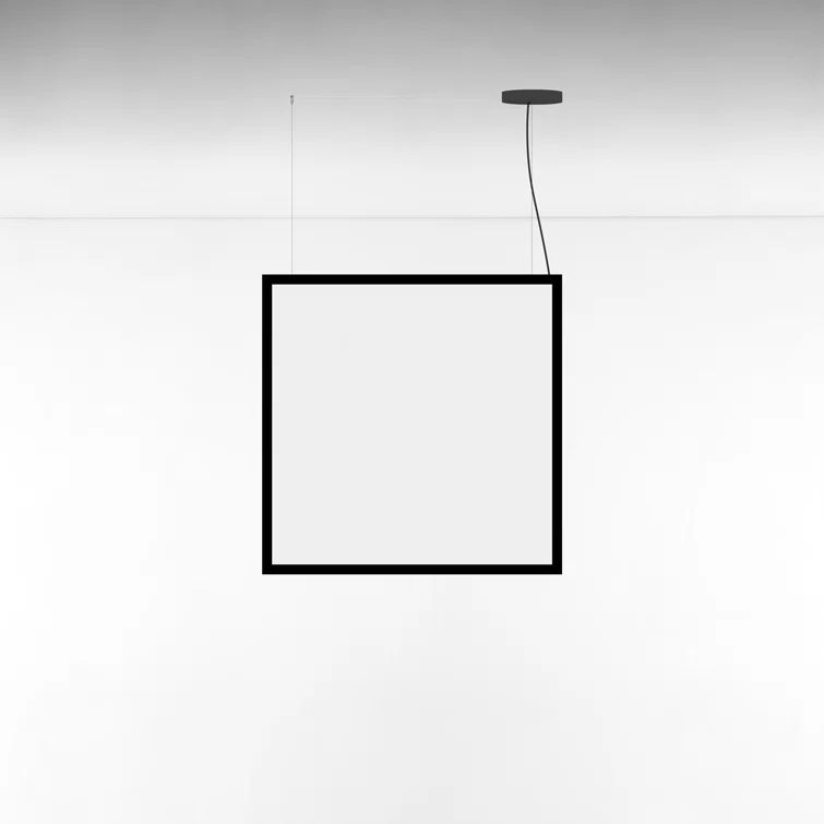 Discovery Space Black Aluminum LED Linear Pendant Light