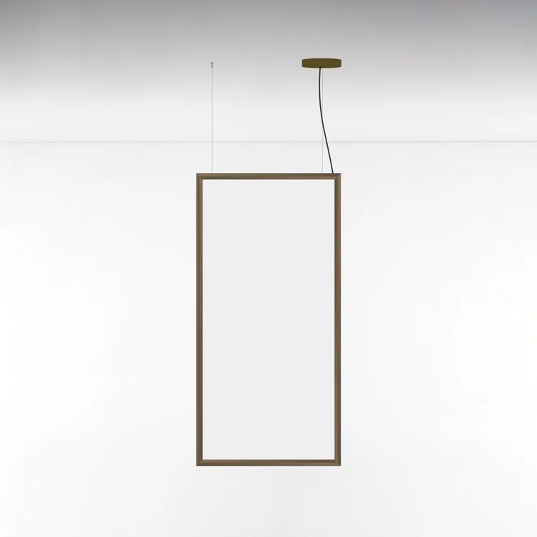Discovery Space 57'' Bronze LED Linear Suspension Light