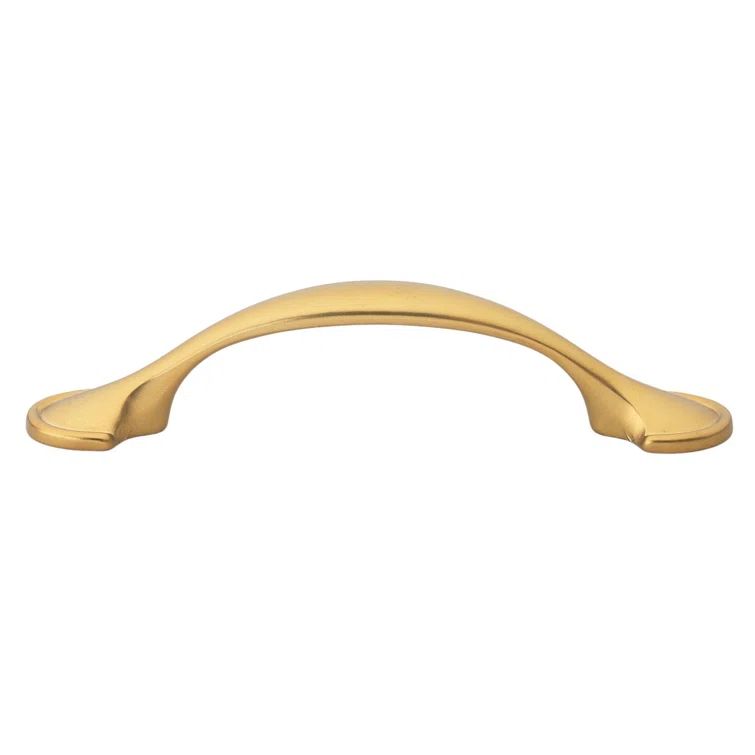 Brass Gold Arch Cabinet Pull with Mounting Hardware