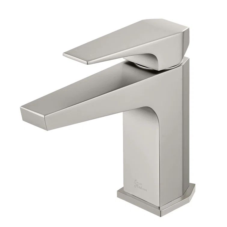 Brushed Nickel Single-Handle Bathroom Faucet