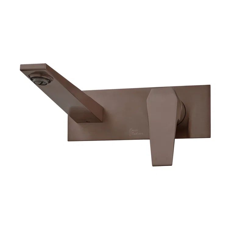 Voltaire 9" Elegant Single-Handle Wall-Mount Bathroom Faucet in Oil Rubbed Bronze