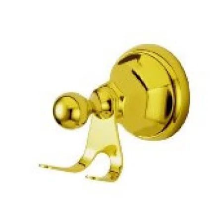 Polished Brass Wall Mounted Robe Hook