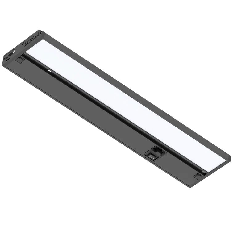 Lagom 12" Black Aluminum Dimmable LED Under Cabinet Light