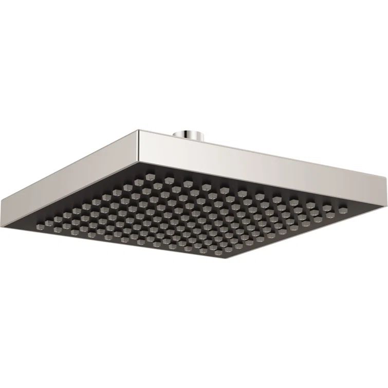 Chrome 8" Square Wall Mounted Rain Shower Head