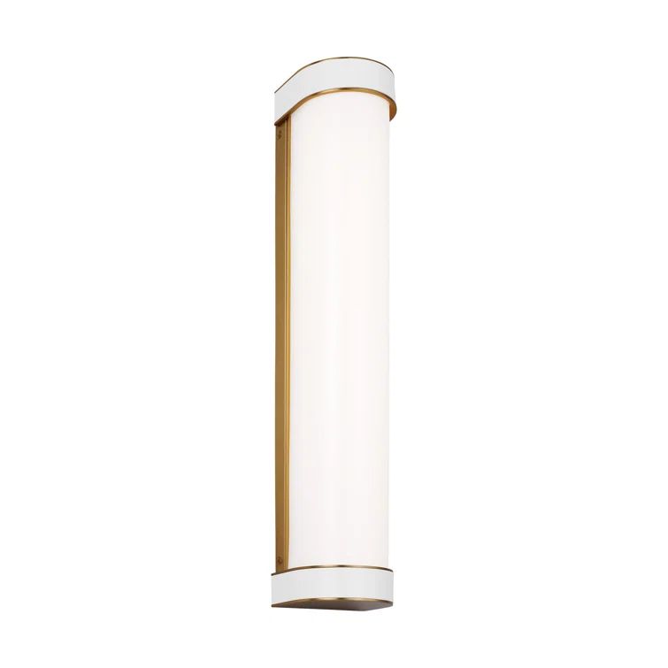 Monroe 24" Gold Dimmable Cylinder LED Vanity Light
