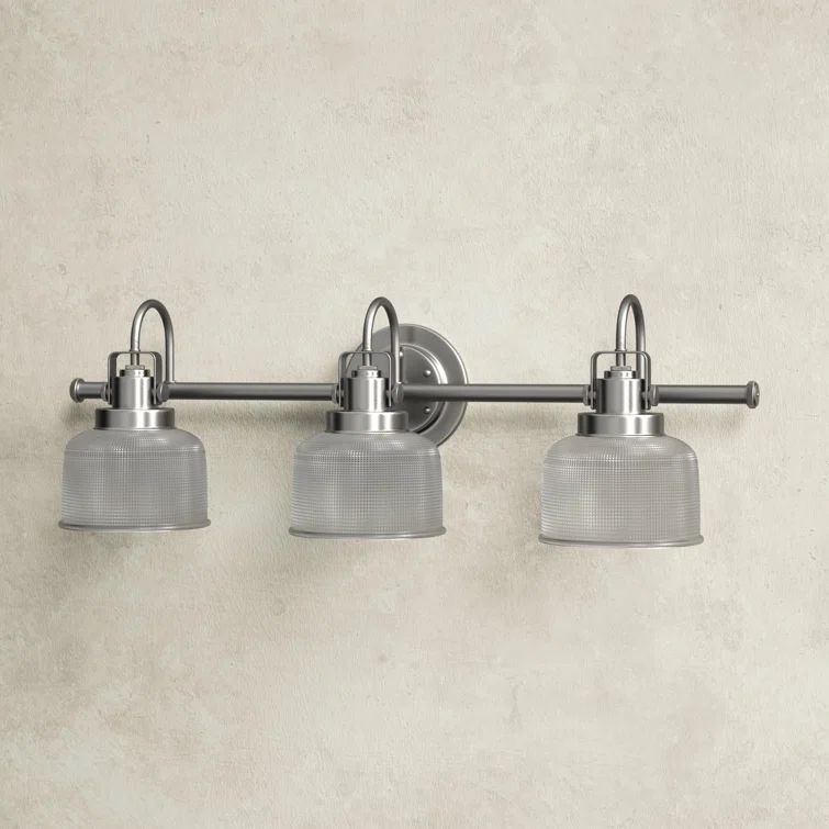 Archie Antique Nickel 3-Light 26.25" Bath & Vanity Fixture