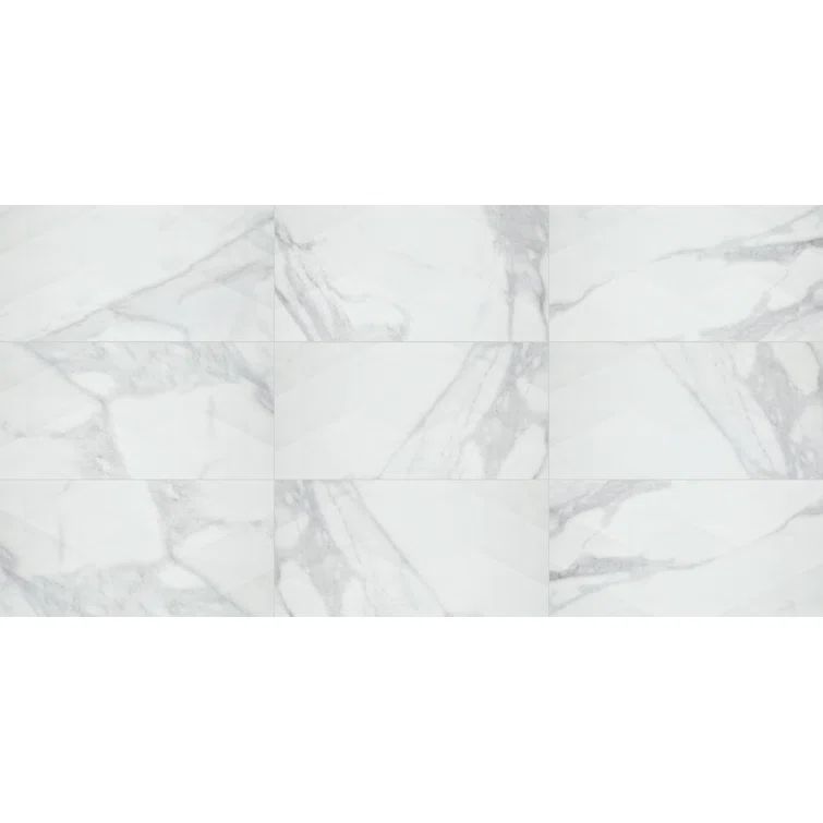 Brilliant White Satin Rectangular Glazed Ceramic Wall Tile
