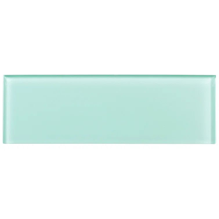 Enchant-Elle 4" x 12" Matte Blue Glass Subway Tile