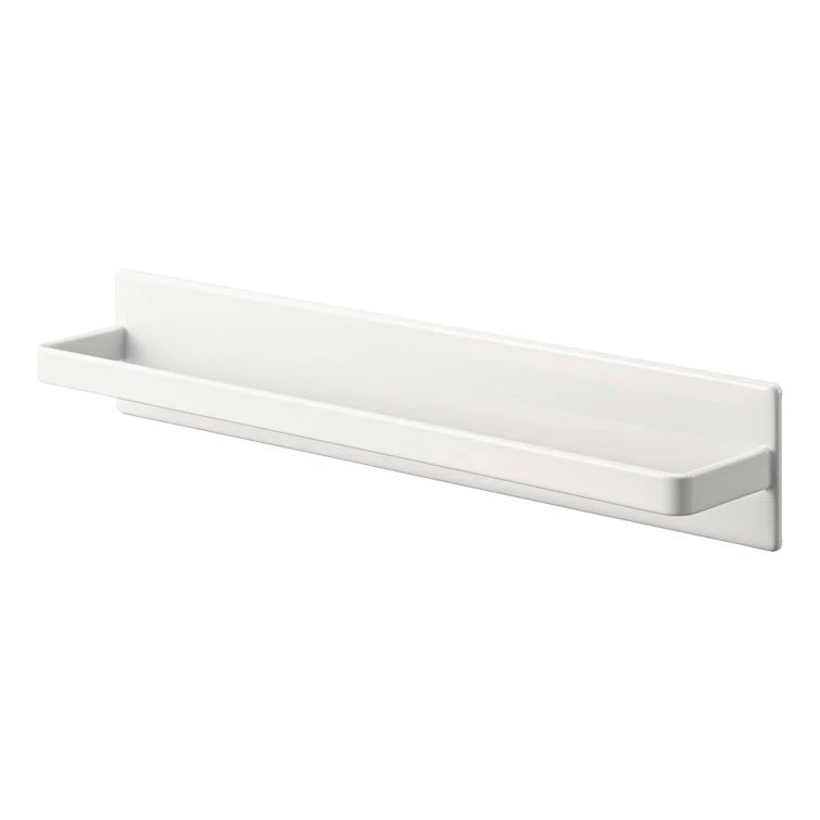 White Steel Wall Mounted Magnetic Kitchen Towel Hanger