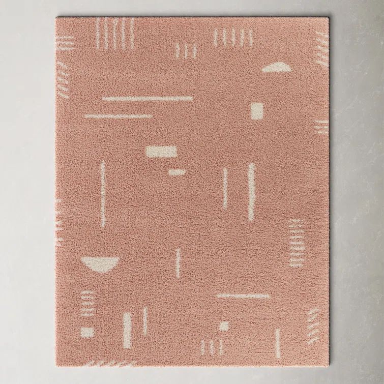 Morin Geometric Shag Area Rug