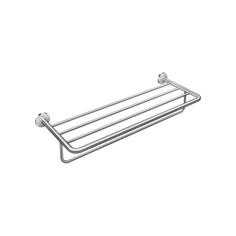 Chrome Modern Wall Mounted 5-Bar Towel Rack