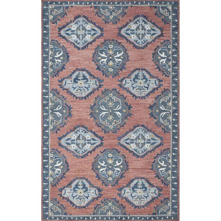 Heirloom Red Hand-Tufted Wool Rectangle 9' x 13' Rug