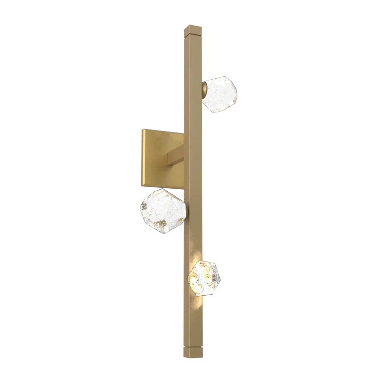 Celestial Inspired 24" Gilded Brass Dimmable Sconce