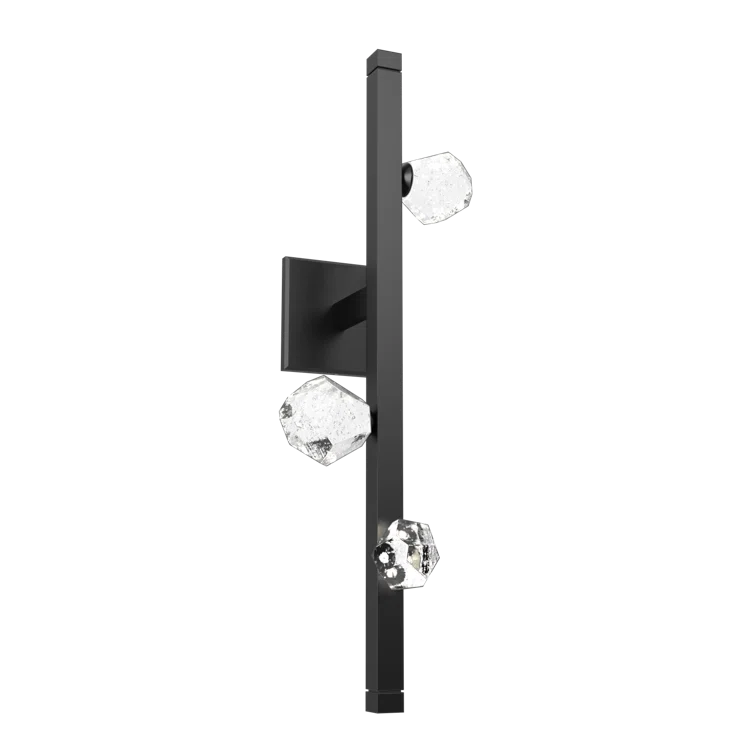 Stella Celestial Sky Matte Black Dimmable Sconce 24"