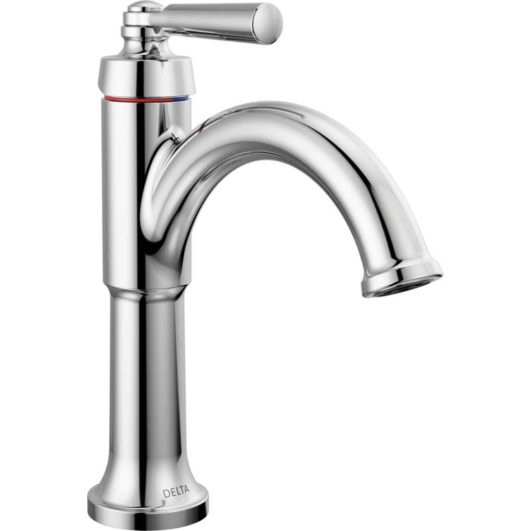 Saylor Polished Chrome Single Handle Bathroom Faucet