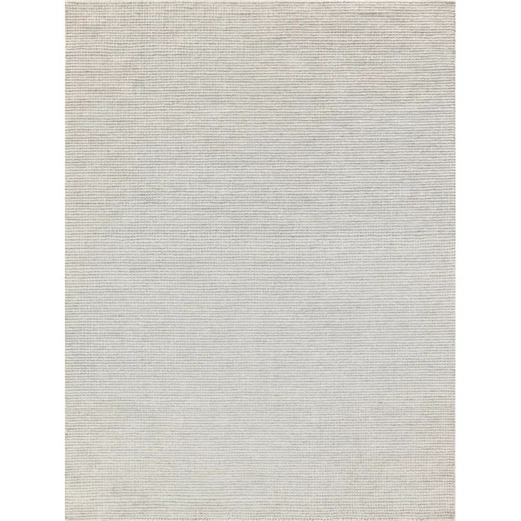 Key West Luxe Gray Hand-Tufted Wool Rectangular Rug, 9' x 12'