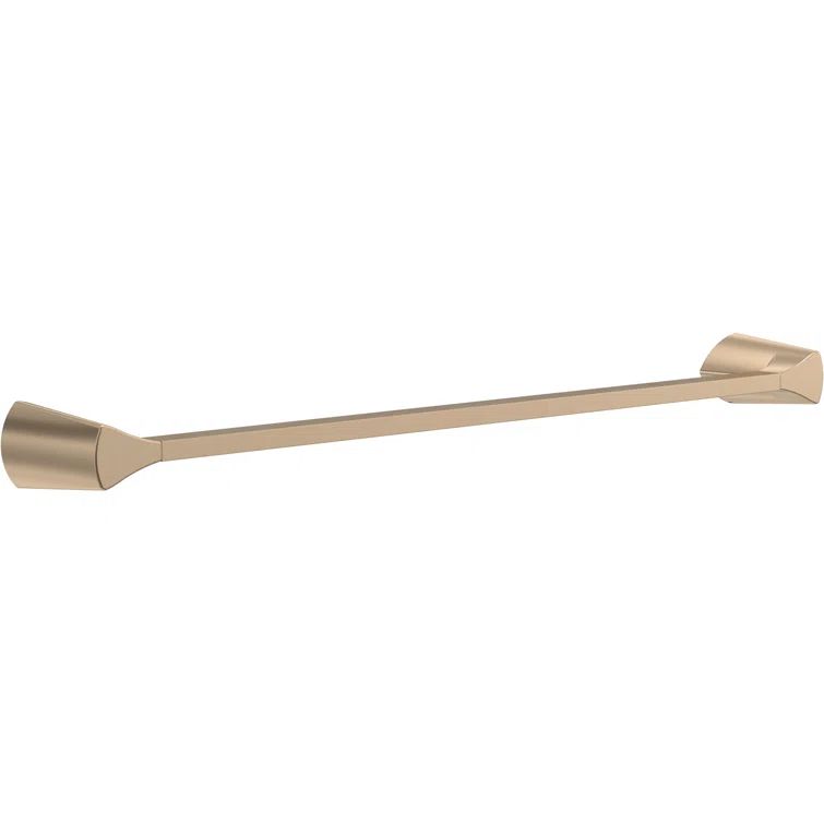 Champagne Bronze Modern Wall Mounted Towel Bar