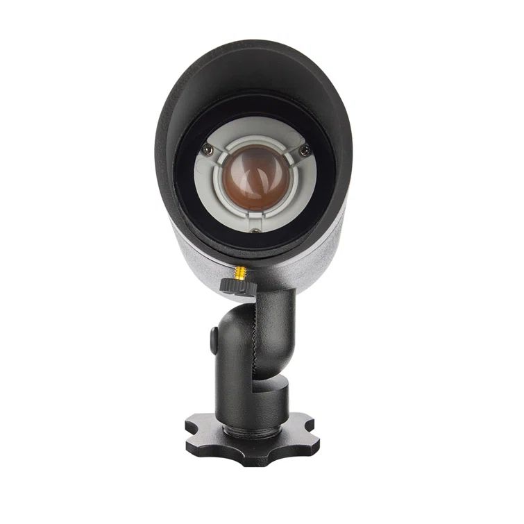 Black Aluminum Adjustable Beam LED Outdoor Spotlight
