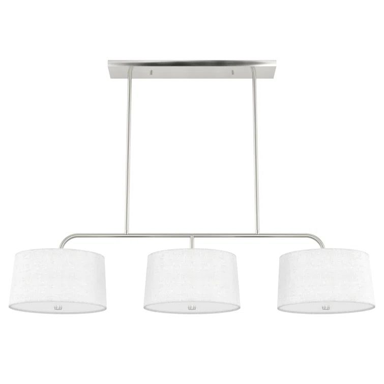 Cottage Hill Brushed Nickel 6-Light Kitchen Island Chandelier