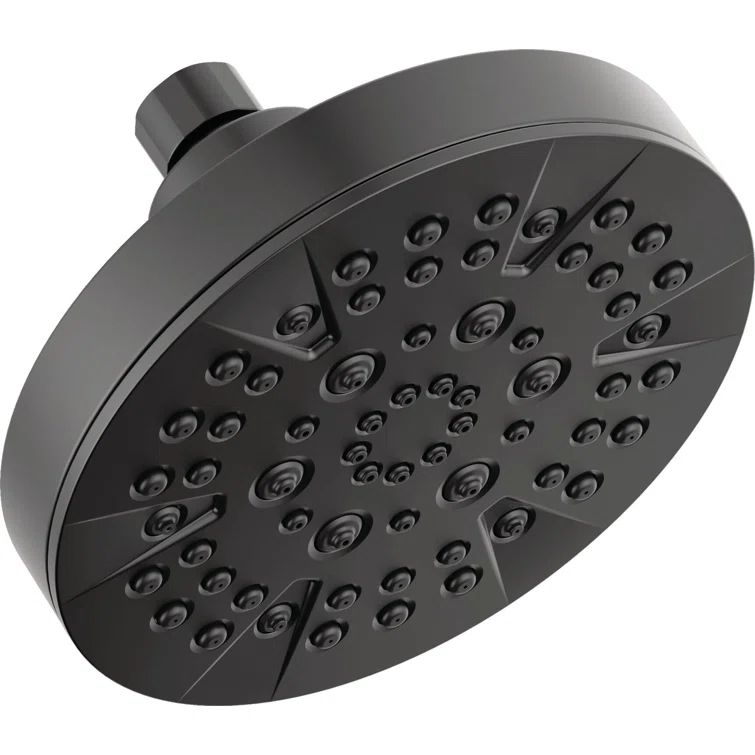 Matte Black Multi-Function Wall Mounted Shower Head