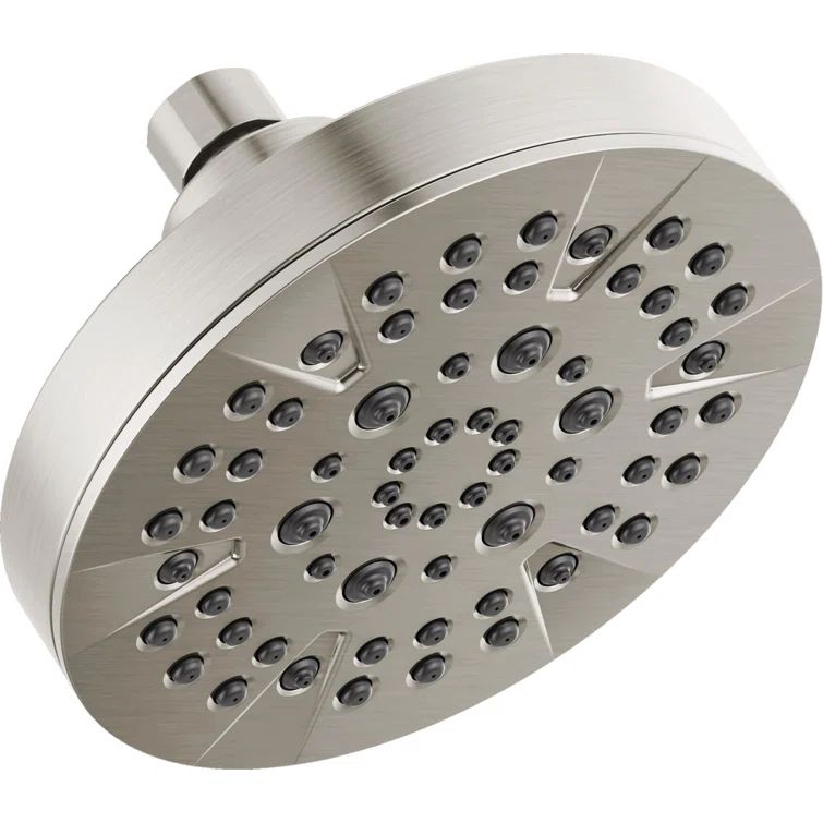 Brushed Nickel Multi-Function Wall Mounted Shower Head