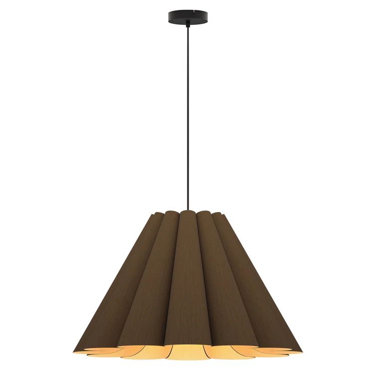 Ebony Crystal LED 28" Indoor/Outdoor Energy Star Pendant Light