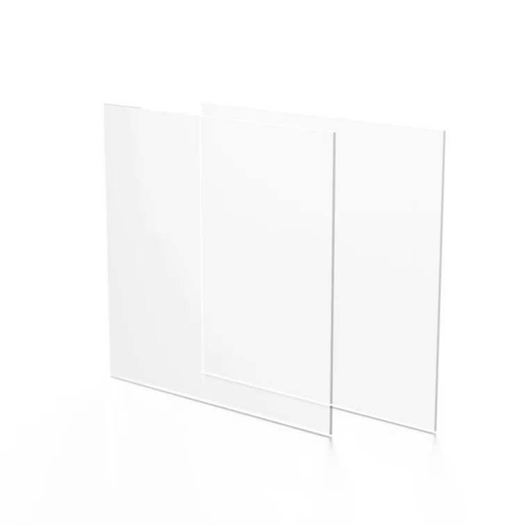 Pack of 2 Clear Acrylic Sheets 24"x48" for DIY Projects