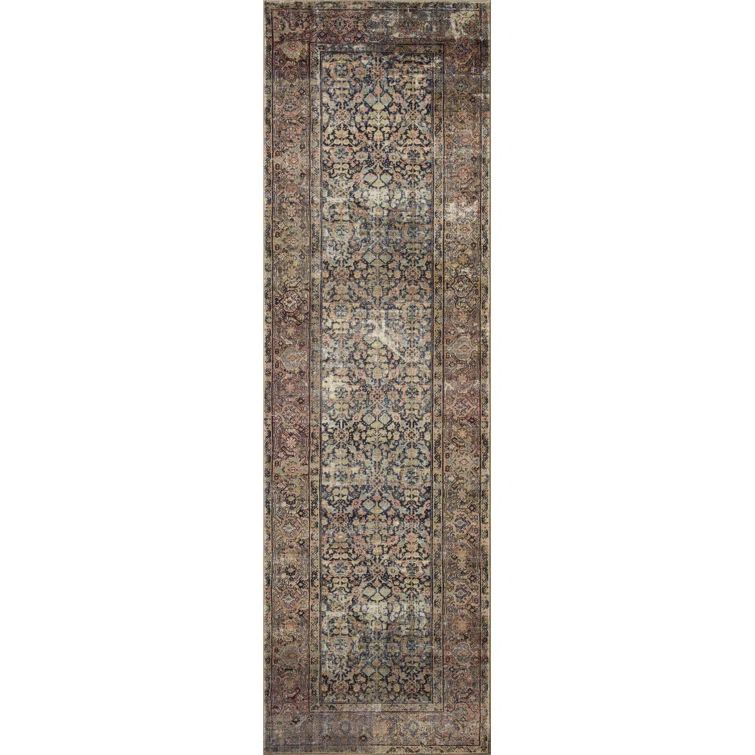 Amber Lewis x Loloi Vintage-Inspired Multicolor Polyester 8'3" x 11'3" Rug