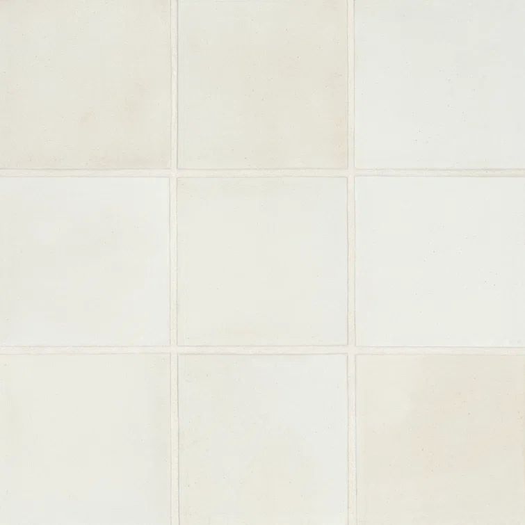Celine 4" x 4" Matte White Porcelain Subway Tile