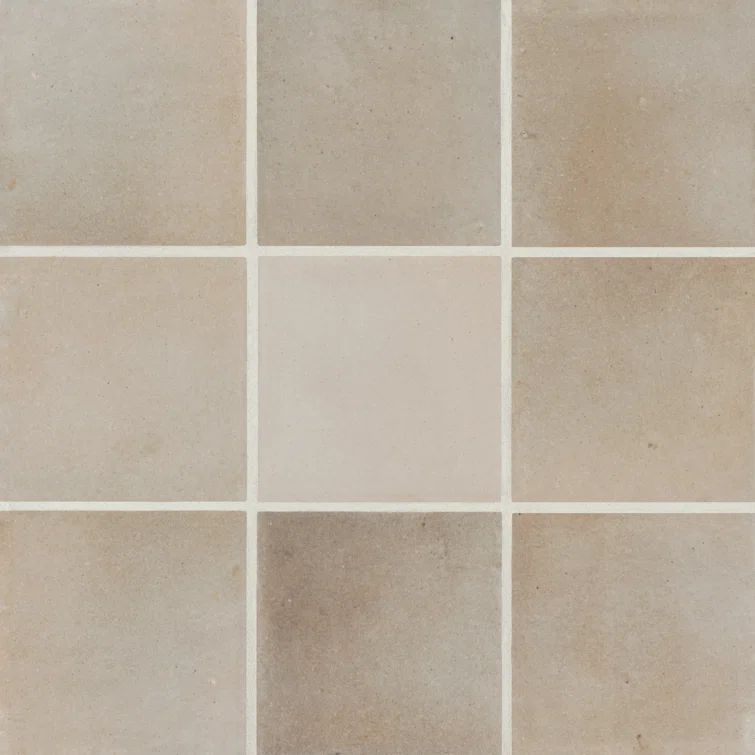 Celine Taupe Matte Porcelain Square 4" x 4" Floor and Wall Tile